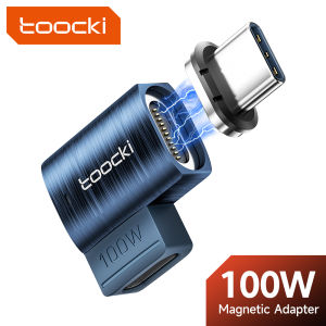 Toocki | Toocki USB3.0 USB C to Type C Magnetic OTG Adapter PD 100W Fast Charging 5Gbps Data OTG Converter for Macbook iPhone 15