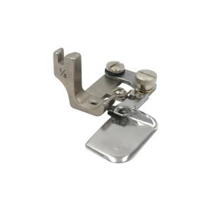 F502 Curve Hemming Presser Foot Single Needle Lockstitch Sewing Machine Hemmer For Meandering Edges Attachment Folders Binders