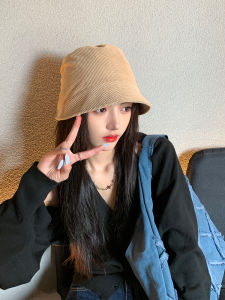 Hat Wig One Female Long Hair New Bucket Hat Black New Style Fisherman Hat Hat Wig Straight Hair Curls Fashion Chemotherapy