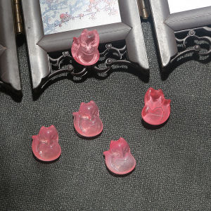 จี้แกะสลักแก้ว DIY แฮนด์เมด หูต่าง ต่างข้าง สร้อยข้อมือ ลูกปัด วัสดุอื่นๆ อุปกรณ์ทำเครื่องประดับ จี้แก้วลายกระรอก