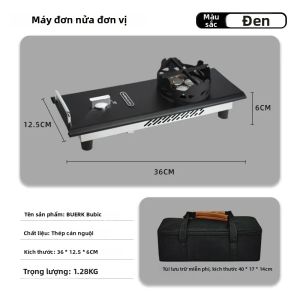 Bếp Cắm Trại Ngoài Trời Chống Gió BUERK 8000W Kèm Túi Đựng Bếp Gas Nửa Bộ IGT Dùng Cho Dã Ngoại Nướng BBQ Chất Liệu Thép Không Gỉ