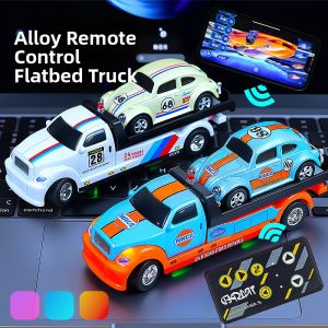 Xe Đua Cứu Hộ Điều Khiển Từ Xa Bluetooth Mini Kim Loại