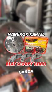 MANGKOK KAMPAS GANDA DAYTONA BEAT / SCOOPY / GENIO / VARIO 110 KARBU KARBURATOR FI ESP STATER KASAR SOLUSI CVT ANTI GETAR GREDEG BEAT / SCOOPY / GENIO / VARIO 110 KARBU KARBURATOR FI ESP STATER KASAR BY PLATINUM RACING