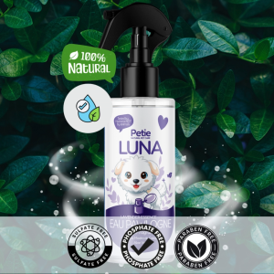 Petie Pawlogne Pet Cologne Lavender Scent Anti-Odor Safe for All Pets -Ideal for Daily Use Long-Lasting Fragrance Eco Safe