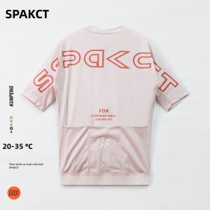 Spakct | Áo Đi Xe Đạp Mùa Hè Nam Spakct Kunpeng Chất Liệu Nhanh Khô Thoáng Khí Tay Ngắn Khóa Kéo Ôm Sát Co Giãn Dành Cho Đua Xe Đạp.
