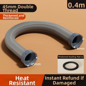 Dual Outlet Sink Drain Pipe Flexible Connection Hose