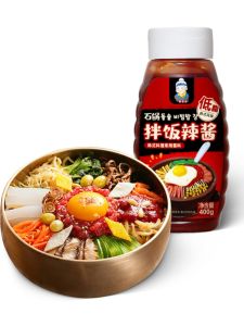 Grandma Han Low Fat Korean Style Chili Sauce South Korea Flavor Stone Pot Mixed Meal Souce Fried New Year Cake Sweet Chili Sauce Bottle 400G