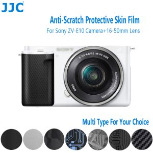 JJC Anti-Scratch Protective Film Body Sticker for Sony ZV-E10 Camera+16-50mm Lens