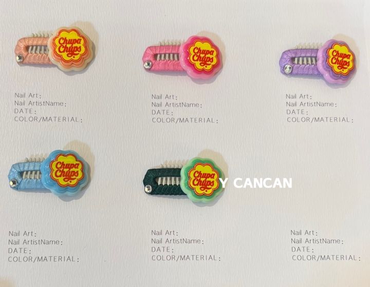 Ycancan Maltese Barrettes Pet Cat Dog BB Clip Comb Clip Cute Candy