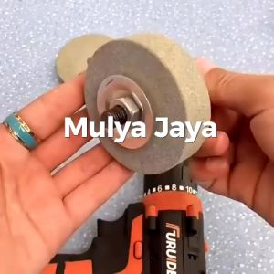 Adaptor Bor Jadi Gerinda M10 Spindle Adapter Grinding Polishing Shaft Motor 77mm