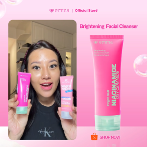 [CREATORS PICK] NEW! Emina Niacinamide Oxy Ceramide Brightening Face Wash 50ml 100ml - Sabun Muka Cerah Glowing Perbaiki Skin Barrier Mengontrol Minyak Sebum Lembab Tanpa Ketarik Anti Kusam Cocok untuk semua jenis kulit