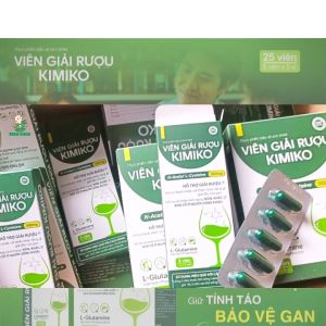 🥂 Viên giải rượu Kimiko - Giải rượu giữ tỉnh táo bảo vệ gan sau mọi cuộc nhậu