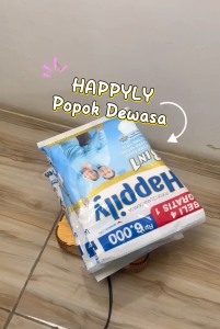 {BELI 4 BONUS 1} 1-Renceng Happily Popok Celana Dewasa/Pants Adults ISI 4+1 M1/L1/XL1/babymega