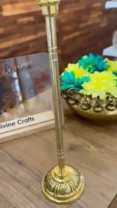 Brass Tradisional Lord Murugan Stand Vel / Brass Traditional Lord Murugan Stand Vel | Murugan Vel | Om Vel  6 Inc h( 15 Cm )  / 12 Inch (30 Cm ) For Home Temple