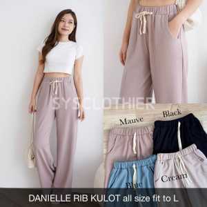 CELANA PANJANG WANITA DANIELLE RIB KULOT -SYS CLOTHIER