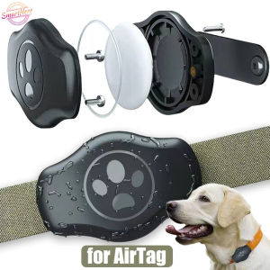 2Pcs Dog Cat Collars Locator Mount Waterproof Protective Full Cover Case Air Tag Anti-Lost Device GPS Tracker Shells Accessories