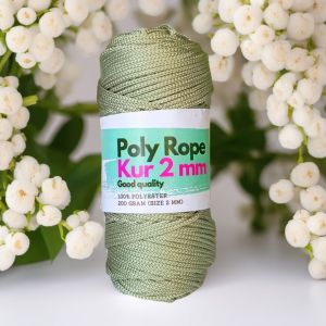 BENANG RAJUT POLYROPE KUR 2MM 200GRAM