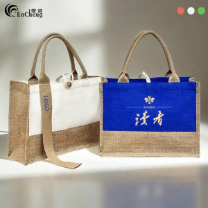 EnCheng | Custom Logo Cotton Linen Tote Bag