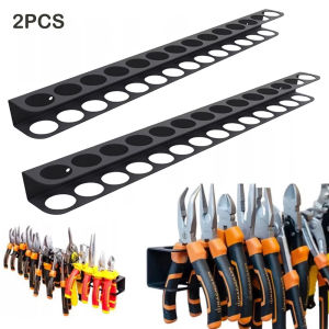 Screwdriver Organizer Tool Wall-mounted 14-hole Hardware Tool Storage for Hex Cross Screw Driver RC Tools Storage Base Stand