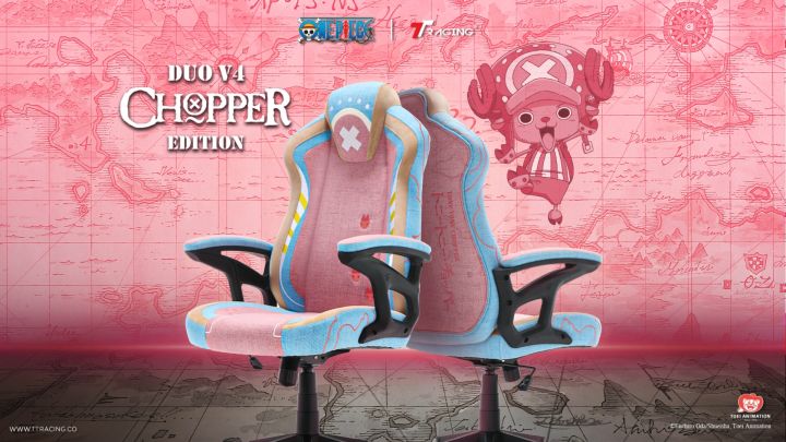 TTRacing DUO V4 Chopper Edition Air Threads Fabric Gaming Chair | One Piece Collection - 2 Years Official Warranty