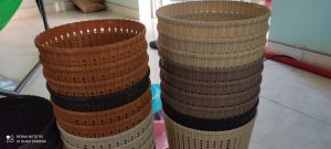 Sọt rác nhựa giả mây nhập khẩu đài Loan