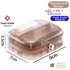 NAIFUNA | Portable and Airtight Small Pill Organizer 7 Day