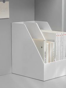 【D274 READY STOCK】Multifunctional Storage Box Large Capacity Bookend Stand File Document Stationery Organizer Holder