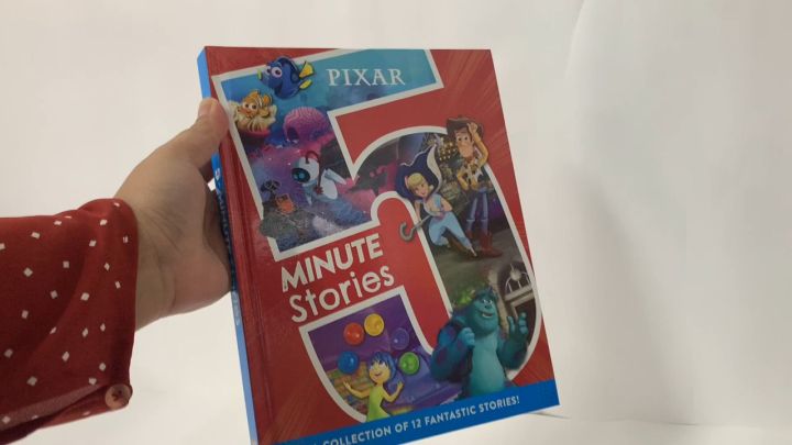 Disney Pixar 5 Minute Stories Story Book Collection with 12 Fantastic Stories Hardcover 192 Pages for Kids