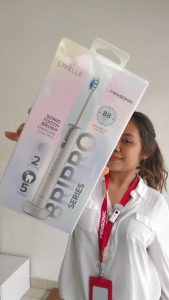 Pensonic Livell Bripro Rechargeable Electric Toothbrush IPX7 Waterproof with Wireless Charger | STW7001CW