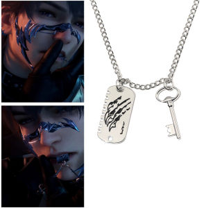 Love and Deepspace Caleb Rafayel Personality Couple Fashion Necklace Wolf Claw Cosplay Pendant Clavicle Chain Holiday Gifts