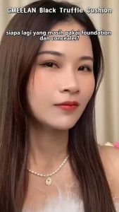 GMEELAN Black Truffle Zinc PCA Antioksidan Air Cushion 7g+10g Meratakan Warna Kulit Foundation Oil-Control Waterproof