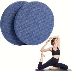 Yoga Knee Pads 2 Pack Yoga Knee Cushion Thick Exercise Pads for Knees Elbows Wrist Hands Head Foam Pilates Kneeling Pad
