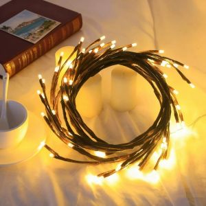 72LED/144LED Tree Branch Lamp USB Powered 8 Moder DIY Festive Tree Vine Light Home Decor Willow Vine Lights Holiday Christmas
