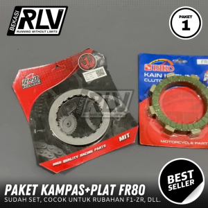 Paket Plat Kampas FR80 Racing Pnp Jupiter Vega Crypton Fiz R