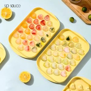 Heart Shaped Ice Cube Trays Home Kitchen Refrigerator Ice Maker round Ball Ice Cubes Ice Tray Cooking Utensils Ice Mold Tray