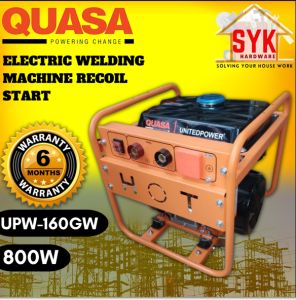 SYK QUASA UPW-160GW Gasoline Welding Machine Generator Recoil Start Power Supply Generator Welding Machine Mesin Welding