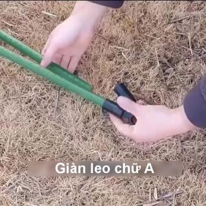 Giàn Leo Chữ A Cho Cây Trồng - Nhiều Kích Thước (Ống Thép Bọc Nhựa)