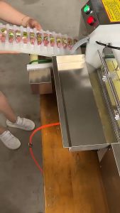 เครื่องเสียบเนื้ออัตโนมัติ ที่เสียบเนื้อย่างบาร์บีคิว Fully automatic string threading machine