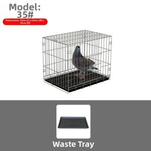 Stainless Steel Pigeon Breeding Cage Large Space 2-tier Bird Cage