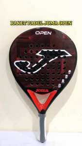 Raket Padel JOMA Open Black Red Am22  / Raket Padel JOMA Black Red Am22