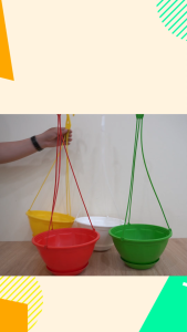 Chậu Treo Tự Dưỡng Có Đĩa Trữ Nước Và Thoát Nước Có Dây Treo Tiện Dụng Nhiều Màu Sắc Và Kích Cỡ Để Lựa Chọn