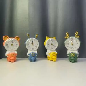 พร้อมส่งในไทย นาฬิกาปลุกแบบกระดิ่ง ลายการ์ตูนน่ารักๆ พร้อม3413