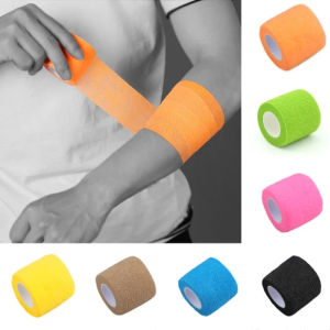 1 Roll Colorful Sport Self Adhesive Elastic Bandage Wrap Tape 4.5m Elastoplast For Knee Support Pads Finger Ankle Palm Shoulder
