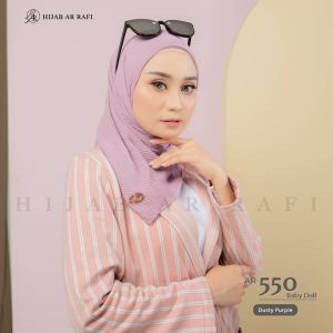 HIJAB ARRAFI AR 550 HIJAB SEGIEMPAT PLISKIT