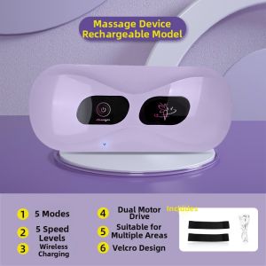 Fitness Charging High-frequency Vibrating Waist Massager