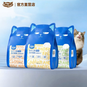 Wowo | Dried Multi-Ingredient Sea Vegetable Cod Chicken Rabbit Food Full Nutrition Cat Food Trial Pack