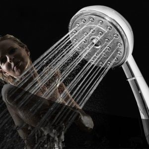 Pressure Boosting Water Saving Shower Head