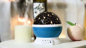 LED Starry Sky Rotating Projector Night Light Star Moon Galaxy Master Lamp Bedroom Decor Lamp for Kids Baby Room Nightlight Gift