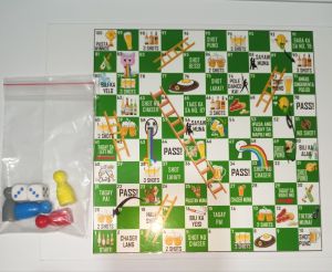 Shot and Ladder Board Game