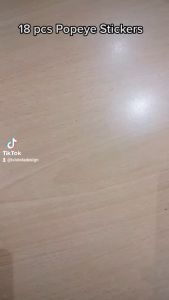 18pcs POPEYE Vinyl Decal graffiti STICKERS bomb for laptop fridge luggage & etc